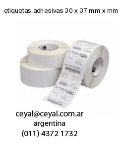 etiquetas adhesivas 30 x 37 mm x mm