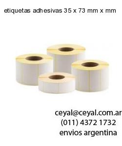 etiquetas adhesivas 35 x 73 mm x mm