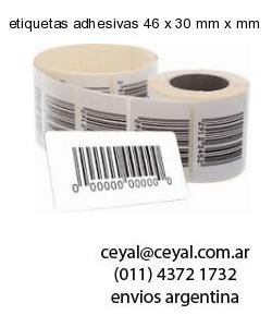 etiquetas adhesivas 46 x 30 mm x mm