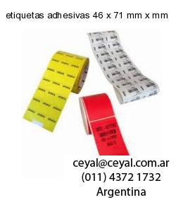 etiquetas adhesivas 46 x 71 mm x mm