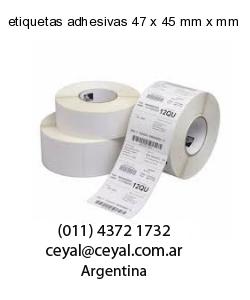 etiquetas adhesivas 47 x 45 mm x mm