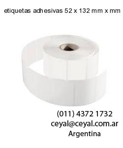 etiquetas adhesivas 52 x 132 mm x mm