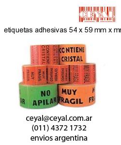etiquetas adhesivas 54 x 59 mm x mm