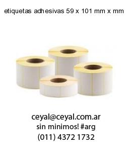 etiquetas adhesivas 59 x 101 mm x mm