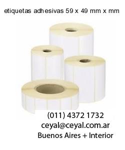 etiquetas adhesivas 59 x 49 mm x mm