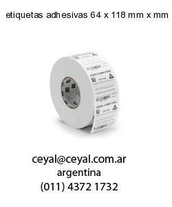etiquetas adhesivas 64 x 118 mm x mm