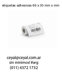 etiquetas adhesivas 69 x 30 mm x mm