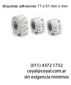etiquetas adhesivas 77 x 51 mm x mm