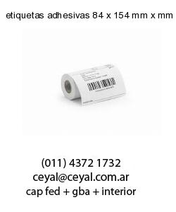 etiquetas adhesivas 84 x 154 mm x mm