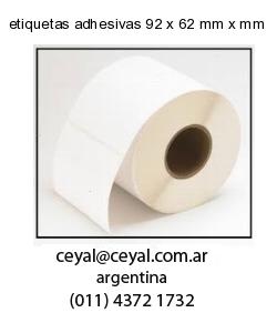 etiquetas adhesivas 92 x 62 mm x mm