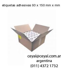 etiquetas adhesivas 93 x 150 mm x mm