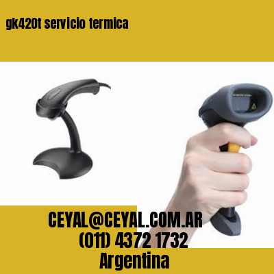 gk420t servicio termica