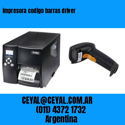 impresora codigo barras driver