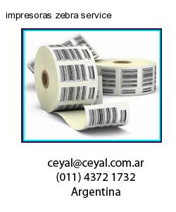 impresoras zebra service