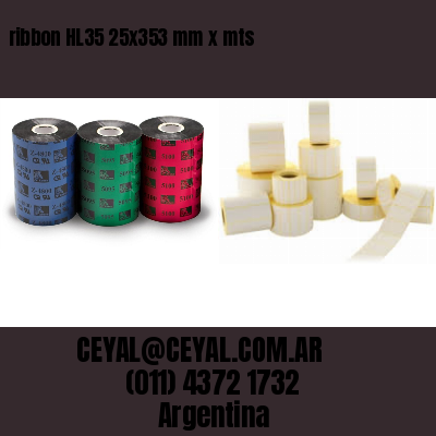 ribbon HL35 25×353 mm x mts