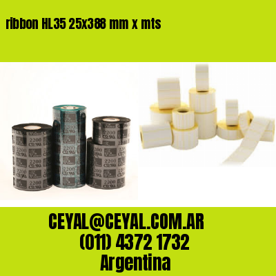 ribbon HL35 25×388 mm x mts