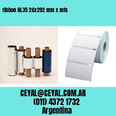 ribbon HL35 26×292 mm x mts