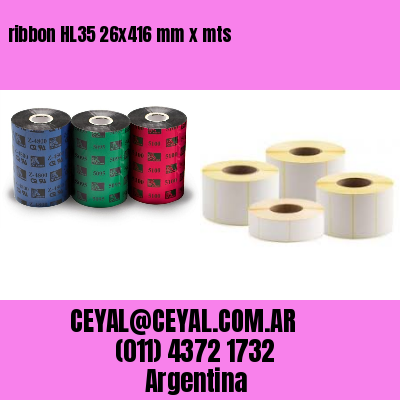 ribbon HL35 26×416 mm x mts