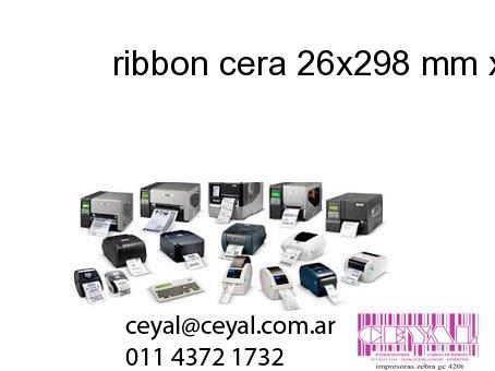 ribbon cera 26x298 mm x mts