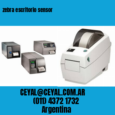zebra escritorio sensor