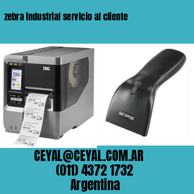 zebra industrial servicio al cliente