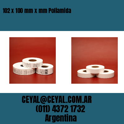 102 x 100 mm x mm Poliamida