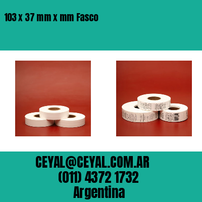 103 x 37 mm x mm Fasco