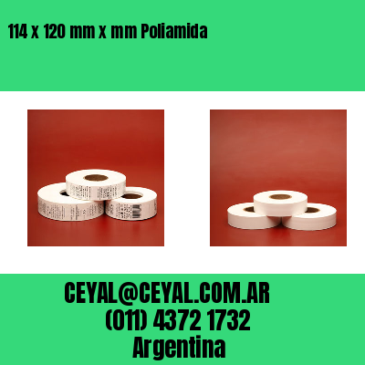 114 x 120 mm x mm Poliamida