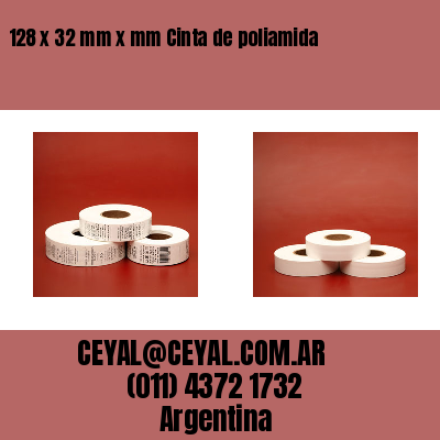 128 x 32 mm x mm Cinta de poliamida