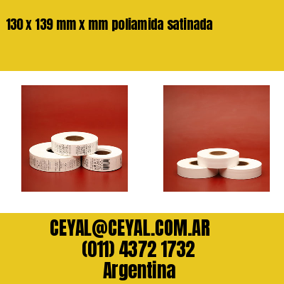 130 x 139 mm x mm poliamida satinada