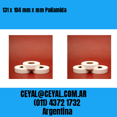 131 x 104 mm x mm Poliamida