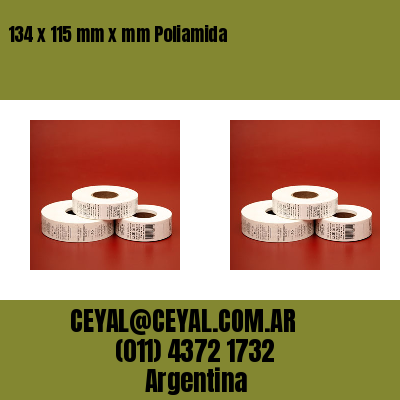 134 x 115 mm x mm Poliamida