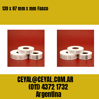 139 x 87 mm x mm Fasco