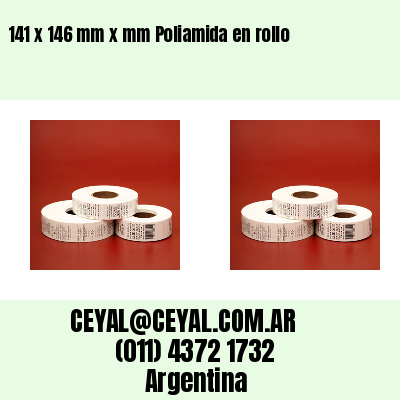 141 x 146 mm x mm Poliamida en rollo