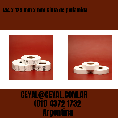 144 x 129 mm x mm Cinta de poliamida