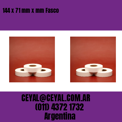 144 x 71 mm x mm Fasco