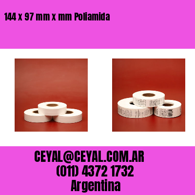 144 x 97 mm x mm Poliamida