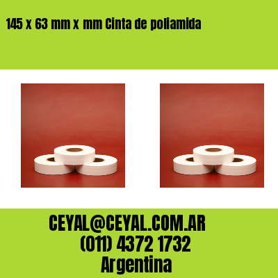 145 x 63 mm x mm Cinta de poliamida