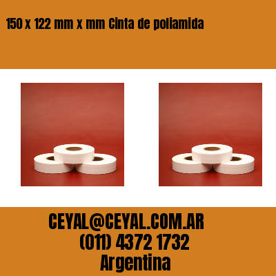 150 x 122 mm x mm Cinta de poliamida