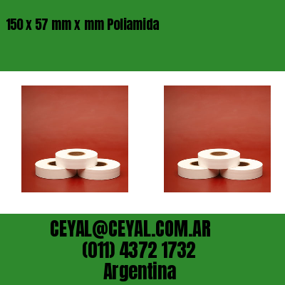 150 x 57 mm x mm Poliamida