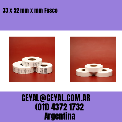 33 x 52 mm x mm Fasco