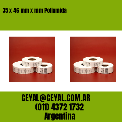35 x 46 mm x mm Poliamida