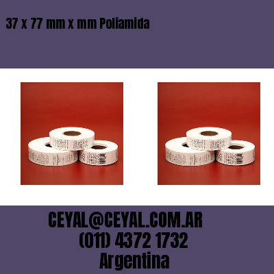 37 x 77 mm x mm Poliamida