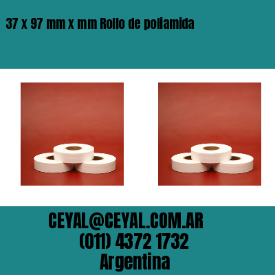 37 x 97 mm x mm Rollo de poliamida