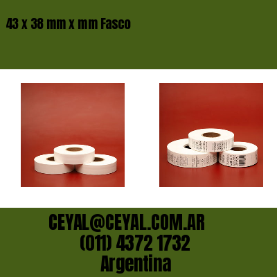43 x 38 mm x mm Fasco