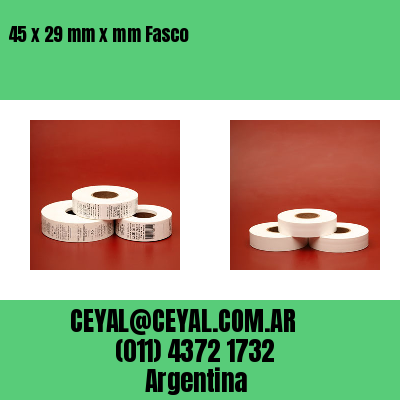 45 x 29 mm x mm Fasco