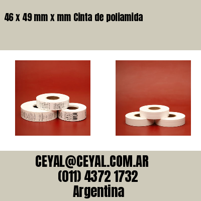 46 x 49 mm x mm Cinta de poliamida