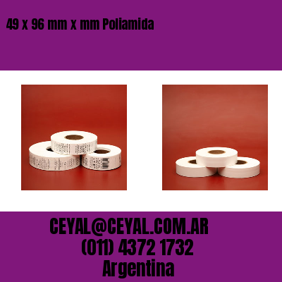 49 x 96 mm x mm Poliamida