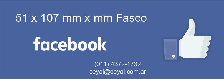 51 x 107 mm x mm Fasco