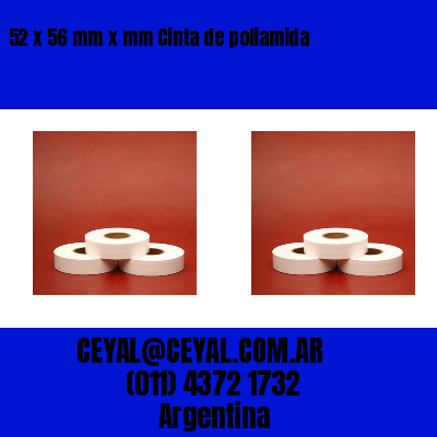 52 x 56 mm x mm Cinta de poliamida